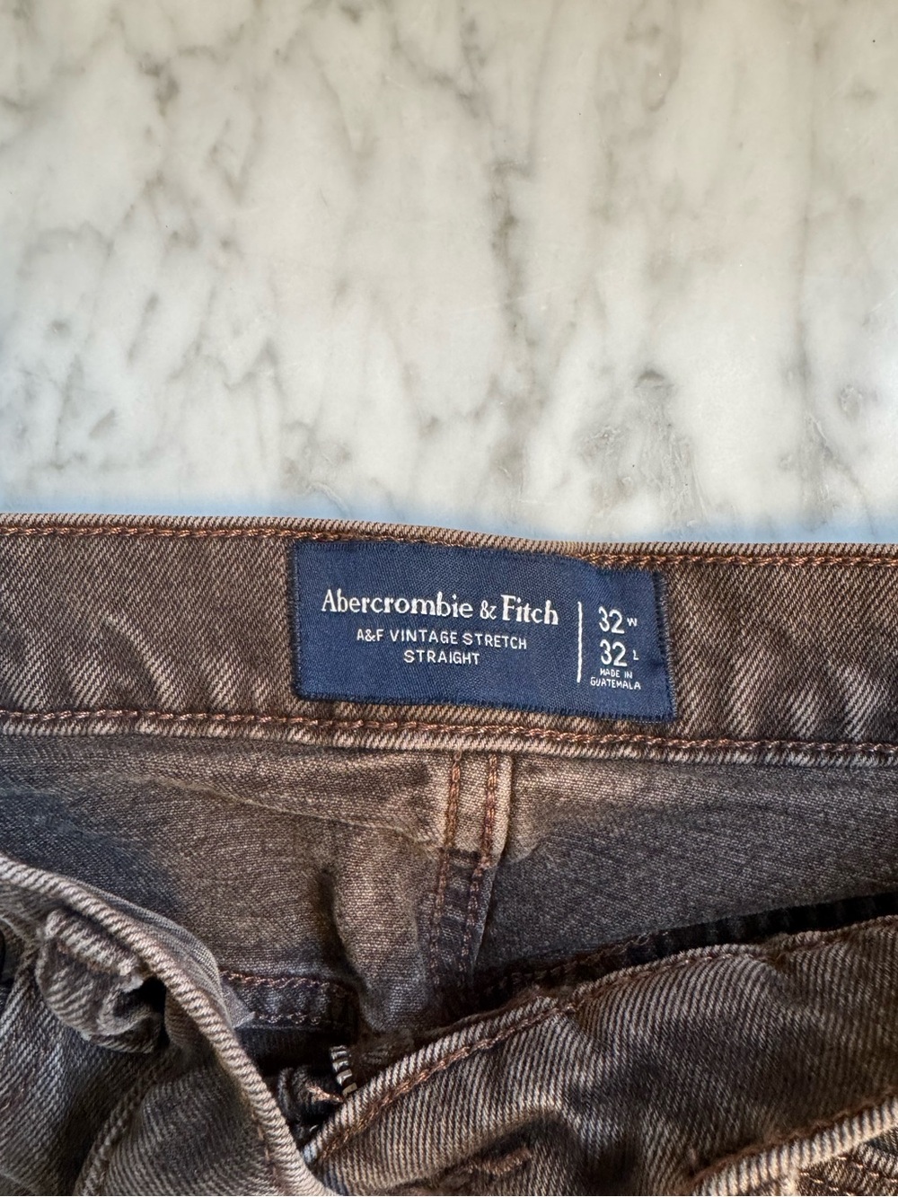 Abercrombie & Fitch Dark Brown Jeans - Picture 2 of 3